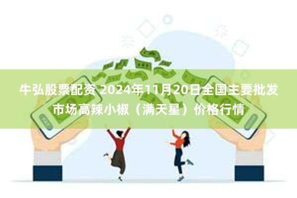 牛弘股票配资 2024年11月20日全国主要批发市场高辣小椒（满天星）价格行情